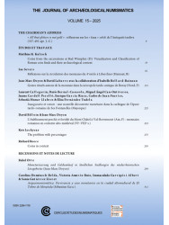 THE JOURNAL OF ARCHÆOLOGICAL NUMISMATICS - VOLUME 15 - 2025