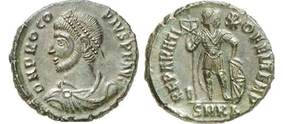 Quelques observations sur le monnayage en bronze de l’empereur Procope