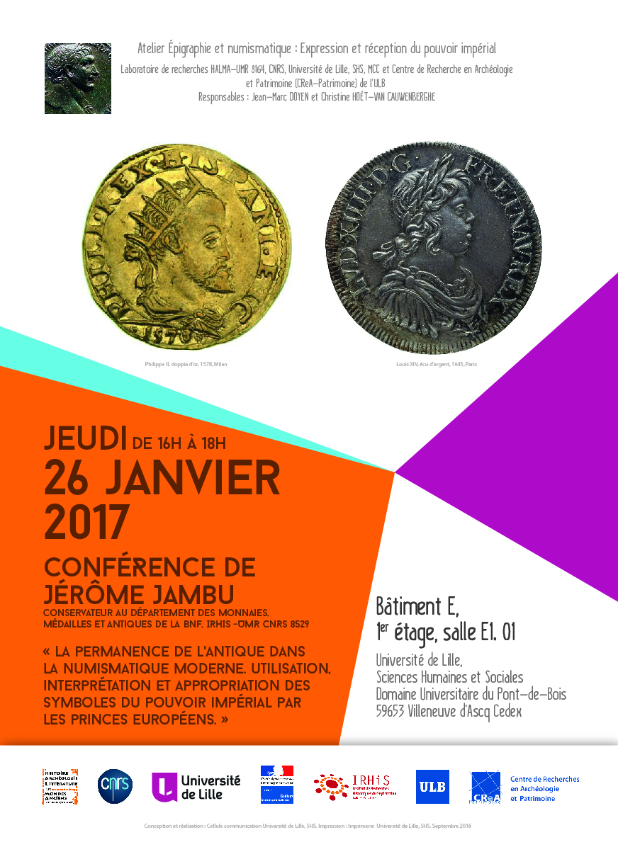 Séminaire d'épigraphie Janvier 2017